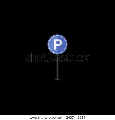signs and symbols of vehicle parking areas 