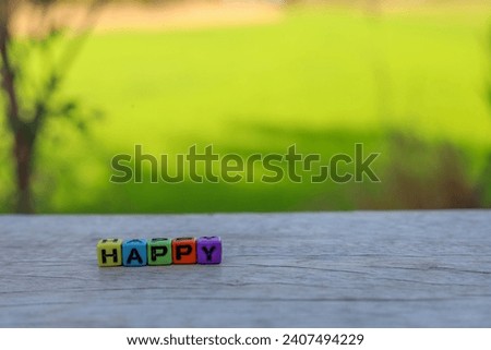 love , happy with beautiful background