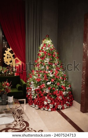 Christmas decorations classic trend interior