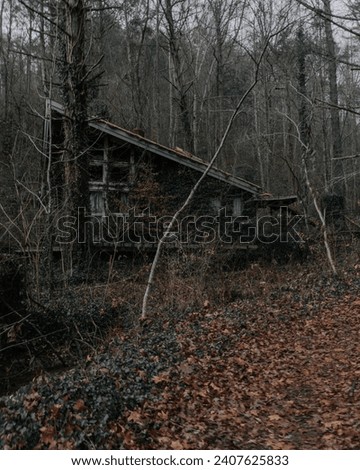 An abandoned house that once was a vibrant story. 