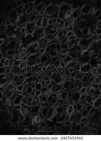 Gray Sponge Macro Photography Texture 
