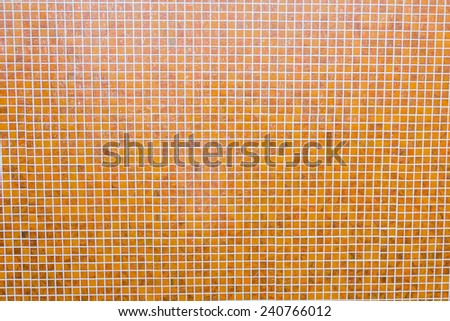 Orange Ceramic Tile background