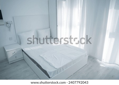 Minimalistic Bedroom hotel or house 