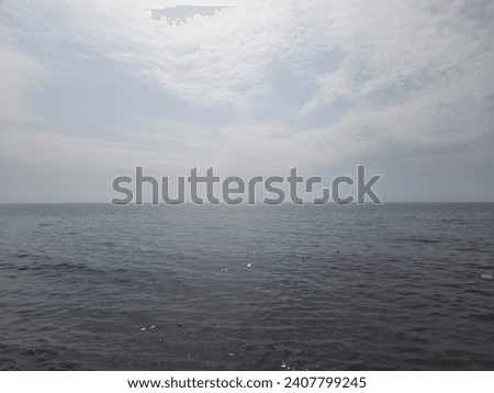 The sea, the sky, and the Corniche of the Saudi city of Al Laith in the Mecca region on the Red Sea