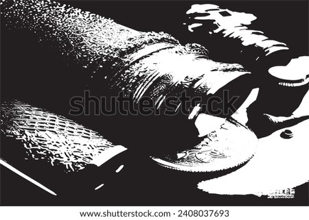 black and white texture vector illustration overlay monochrome destressed grunge background texture