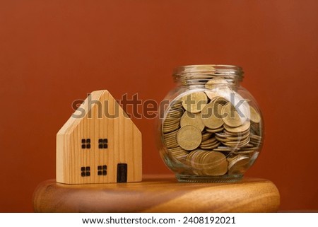 Savings and wooden toy houses cash loan Home loans, cash flow and investing