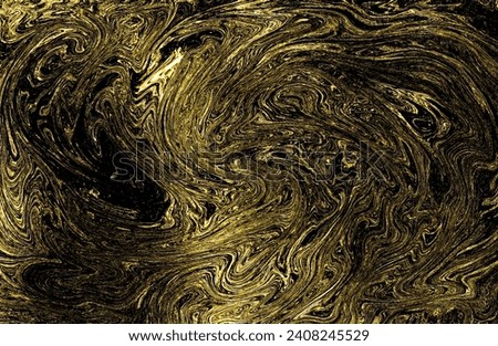 Gold Black Royal Marble Texture Background