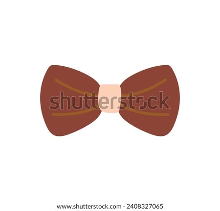 Casino element of colorful set. The tie shown in this illustration is associated with gambling, as it is part of the dress code of casino employees. Vector illustration.