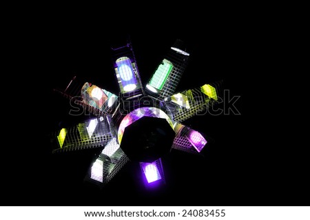 Dance club lighting equipment