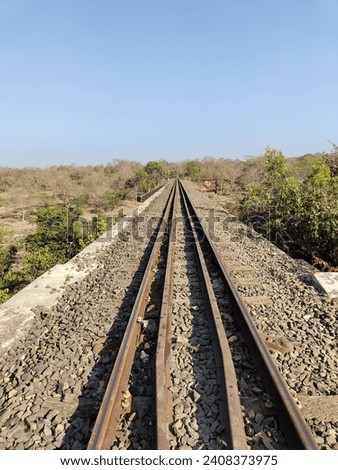 A beautiful picture of railway track 