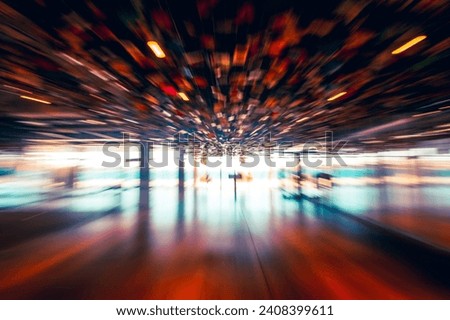 An abstract photograph taken with a special shooting technique.