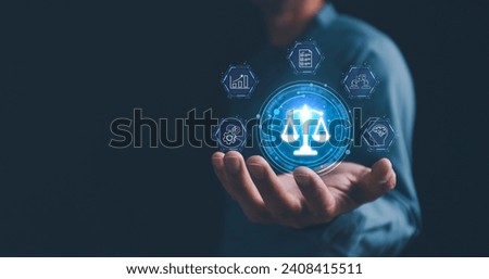 Business ethics and compliance concept, ai ethics Ethical investment, sustainable development. Business integrity and moral. The effective compliance and ethics culture in workplace. Royalty-Free Stock Photo #2408415511