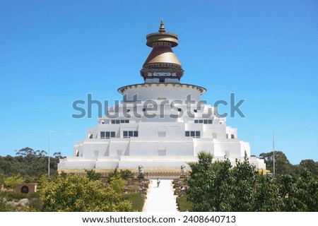 The Great Stupa of Universal Compassion Royalty-Free Stock Photo #2408640713