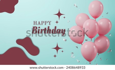 Happy Birthday Background Image(1920 x 1080 ) size