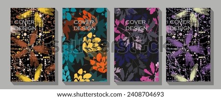 Female profile and colorful 3D tropical leafs. Bright botanical background with tropical leaves.
