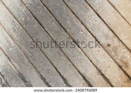 Cement background with diagonal lines, bird's eye view, clear focus, landscape image, light under the eaves in the afternoon, no people in the picture, Bangkok, Thailand.
