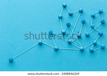 Networking concept still life composition
