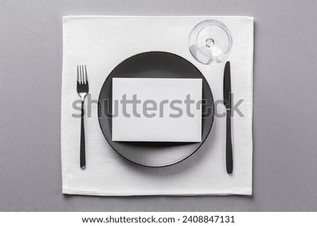 Table etiquette and dressing top view