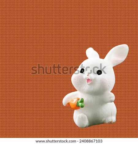 A variety of cute little rabbit miniatures