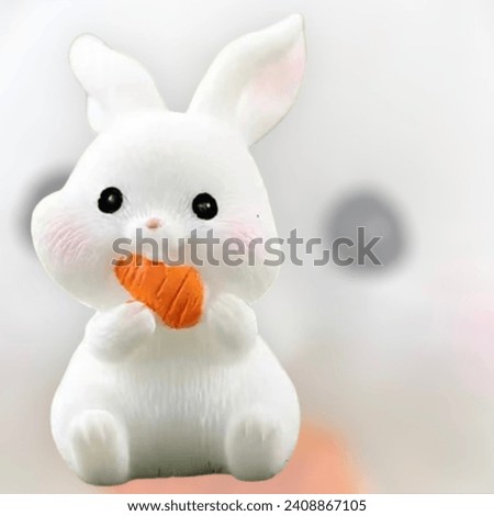 A variety of cute little rabbit miniatures