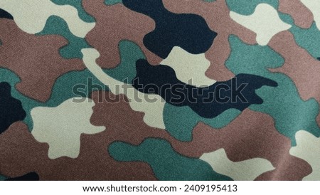 the pattern on the picture is camouflaged 