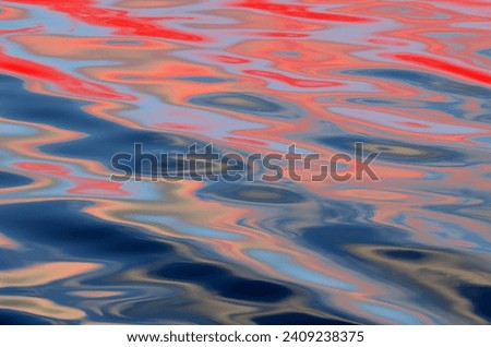 Abstract wave blue red color, pure natural swirl pattern texture, background photo. Ecology., background photo. Ecology.