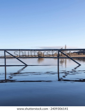 floods on Somerset levels 6th Jan 2024