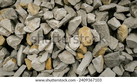 Abstrack and textures gravel stone background,close up used for building materials Royalty-Free Stock Photo #2409367103