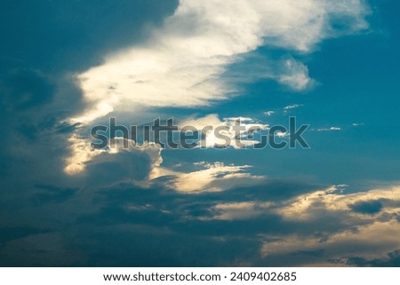 Vaishali, Bihar - August 21st 2022 - Picture of Sky During Sunset.