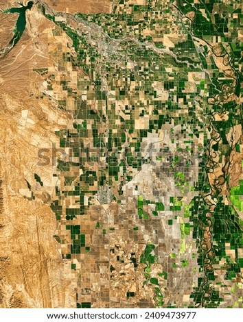 A Rough Year for Rice in California. The ongoing drought has cut rice acreage in the Sacramento Valley in half. Elements of this image furnished by NASA.
