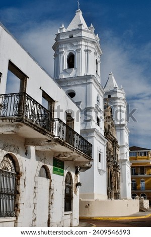 Panama Panama City Basilica Santa Maria la Antigua in Casco Viejo Royalty-Free Stock Photo #2409546593