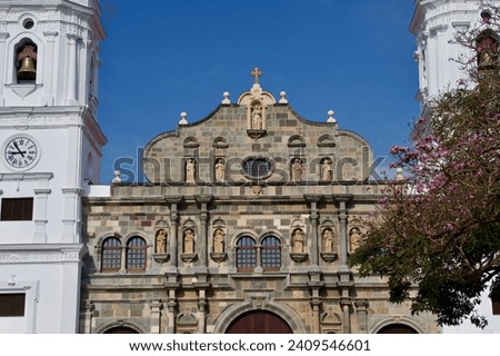 Panama Panama City Basilica Santa Maria la Antigua in Casco Viejo Royalty-Free Stock Photo #2409546601