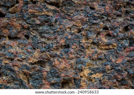 Laterite background In Phimai Historical Park