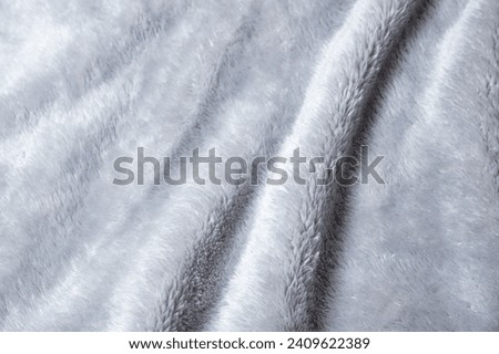 Macro photography of grey blanket