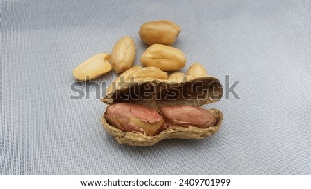this is a picture of peanuts on a white back ground