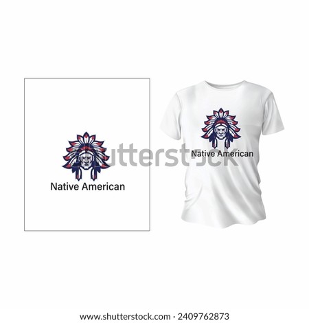 Native American T-Shirt vector design