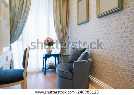 living room with nice decoration