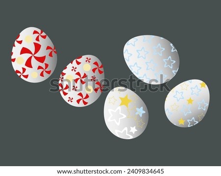 Chicken eggs.Image on a white background.Vector