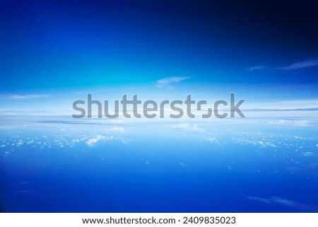 Aerial sky and clouds background Royalty-Free Stock Photo #2409835023