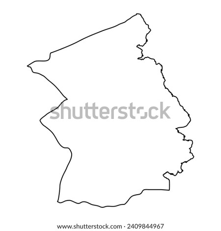 Flacq district map, administrative division of Mauritius. Vector illustration. Royalty-Free Stock Photo #2409844967