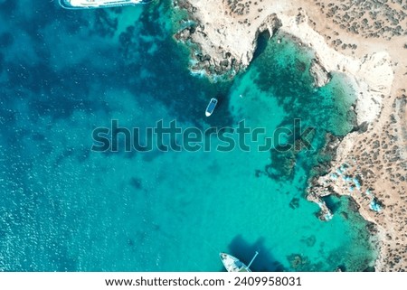 Famous attractions in Malta Blue Lagoon Royalty-Free Stock Photo #2409958031