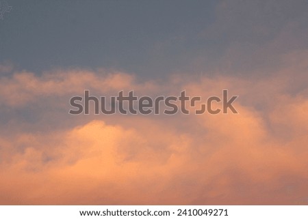 sunset sky whit pink clouds
