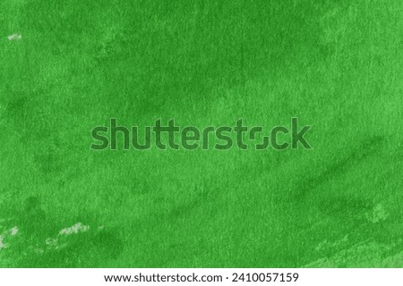 Green abstract watercolor background texture. High resolution colorful watercolor texture for cards, backgrounds, fabrics, posters. Hand draw backdrop. Royalty-Free Stock Photo #2410057159