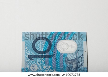 Colorful Australian currency, Notes and Coinage!! Royalty-Free Stock Photo #2410073775