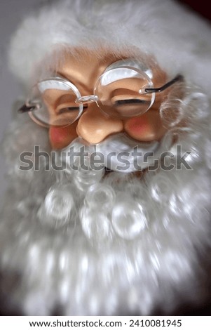 Santa Claus face in close up