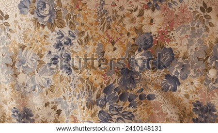 art wallpaper The pattern of seat cushions and floral patterns has passed the test of time over the years.
