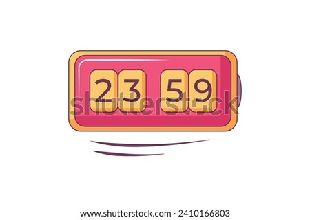 New Year Countdown Timer Sticker Design
