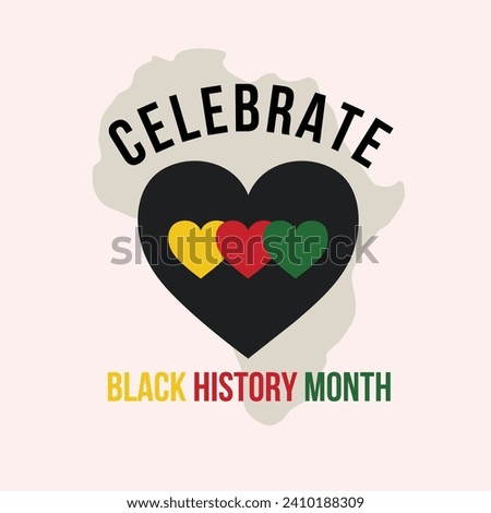 Black history month Instagram posts vector design illustration
