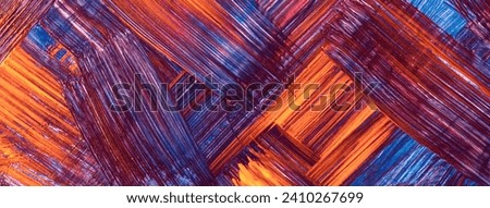 Abstract art background dark red and navy blue colors. Watercolor painting on canvas with orange strokes and splash. Acrylic artwork on paper with brushstroke pattern. Texture backdrop.