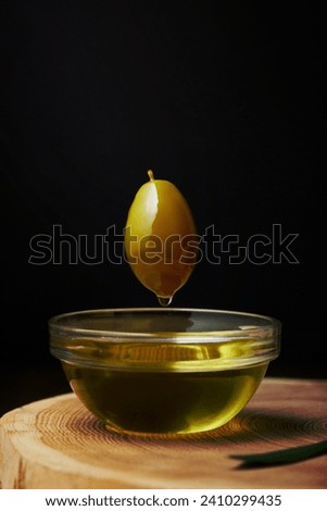 olive flying bowl oil wooden